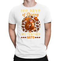 Cute 100 Days Of Driving My Teacher Nuts Teacher K T-shirt | Artistshot