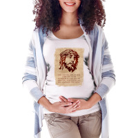 For Even The Son Of Man Bible Maternity Scoop Neck T-shirt | Artistshot