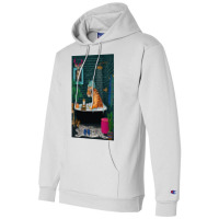 Tiger In A Bathtub Champion Hoodie | Artistshot