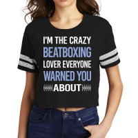 Funny Crazy Lover Beat Box Beatboxing Beatbox Trav Scorecard Crop Tee | Artistshot