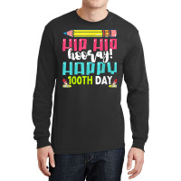 Happy 100th Day Of School Teachers Kids 100 Days T Long Sleeve Shirts | Artistshot