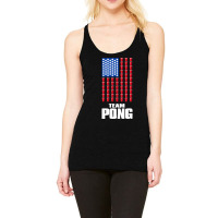 Beer Pong American Flag T Shirt 4th Of July Merica Racerback Tank | Artistshot