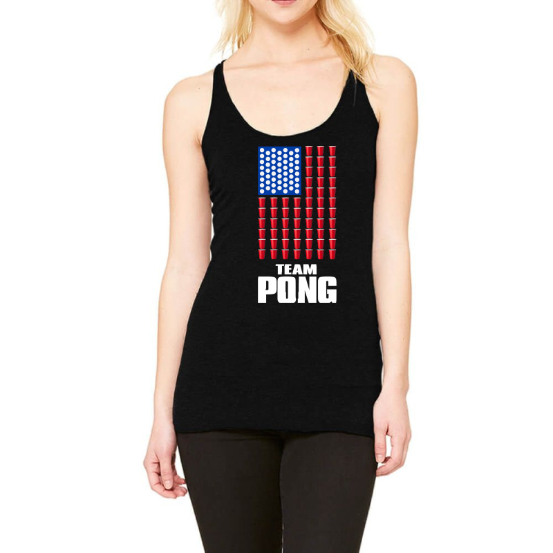 Beer Pong American Flag T Shirt 4th Of July Merica Racerback Tank by tezenopragere | Artistshot