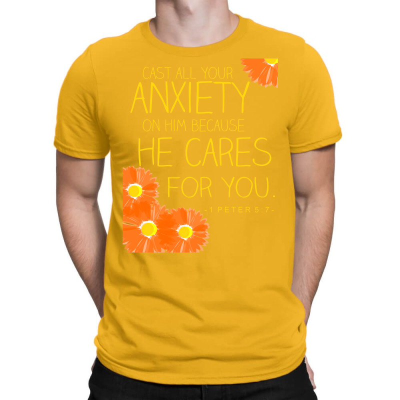 Cast All Your Anxiety Girl T-Shirt by klinckbedoreh | Artistshot