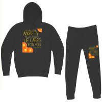 Cast All Your Anxiety Girl Hoodie & Jogger Set | Artistshot