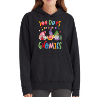 Funny 100 Days With My Gnomies 100th Day Of School Vintage Hoodie | Artistshot