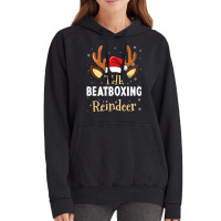 The Beatboxing Reindeer Family Matching Christmas Vintage Hoodie | Artistshot