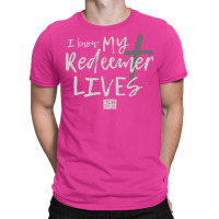 I Know My Redeemer Lives 70s T-shirt | Artistshot