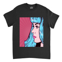 Dramatic Pink Pop Art Classic T-shirt | Artistshot