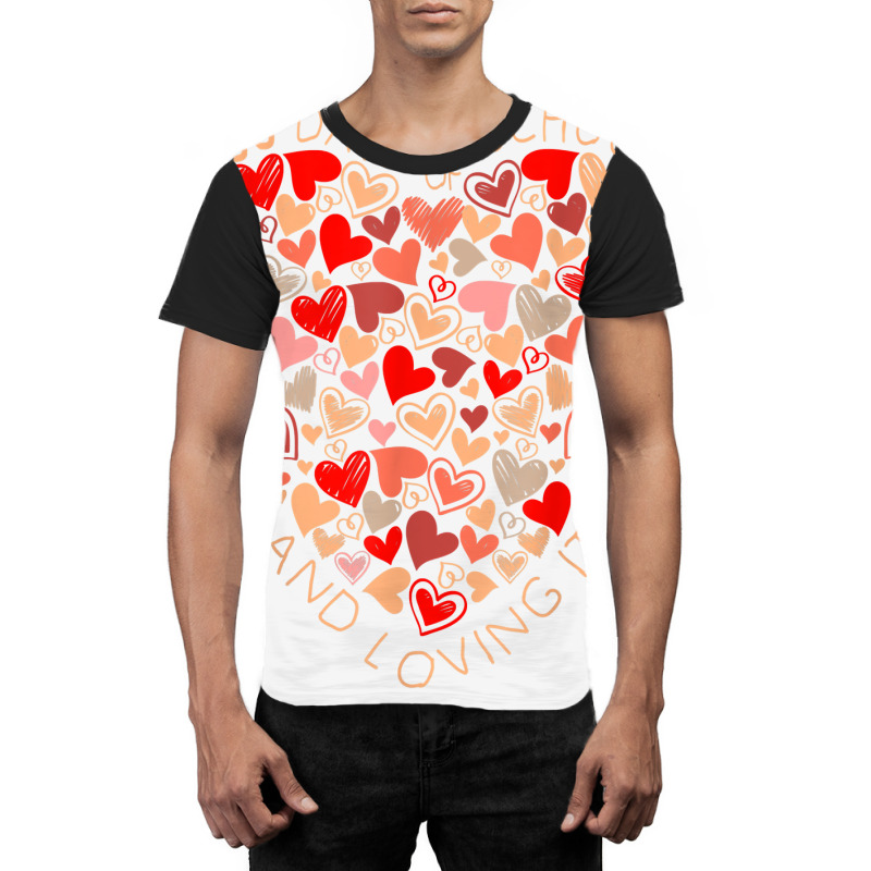 Cute 100th Day Of School And Still Loving It Heart Graphic T-shirt | Artistshot