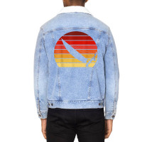 Sunset Catamaran Sailing T Shirt Unisex Sherpa-lined Denim Jacket | Artistshot