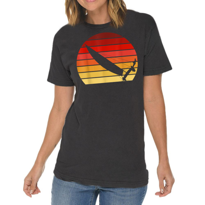 Sunset Catamaran Sailing T Shirt Vintage T-Shirt by calguaa | Artistshot