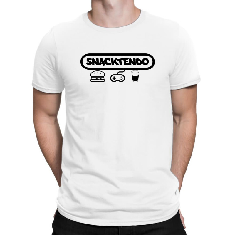 Snacktendo Black Variant T-shirt | Artistshot