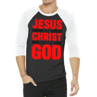 Jesus Is The Christ Hippie 3/4 Sleeve Shirt | Artistshot