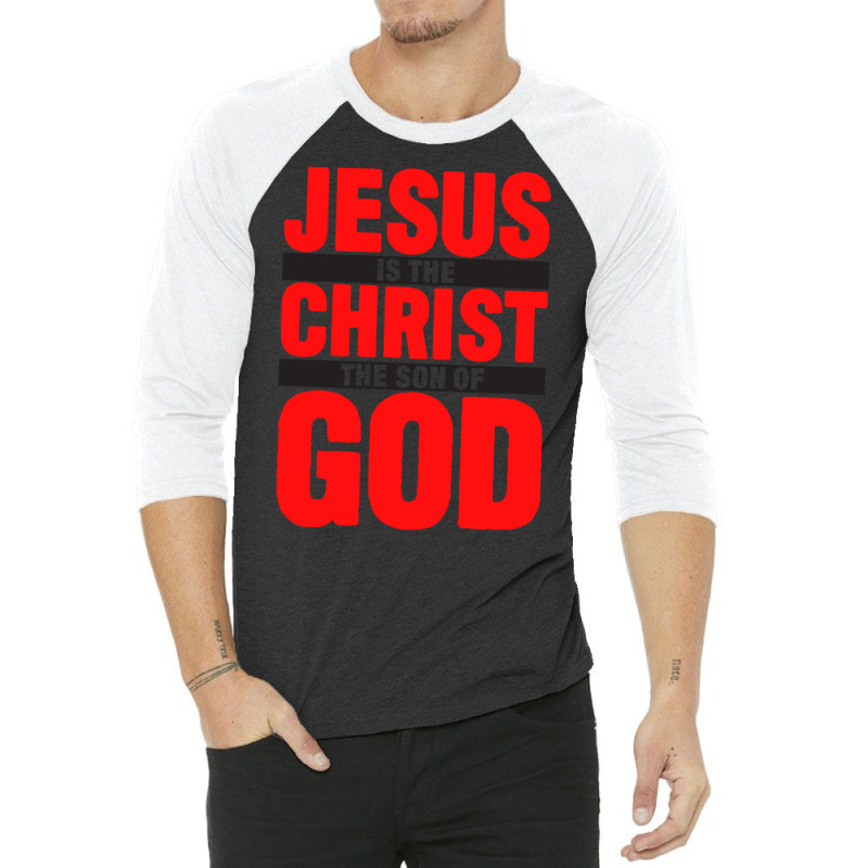 Jesus Is The Christ Hippie 3/4 Sleeve Shirt by rudesdanceyd | Artistshot