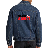 Sneaker Addict J6 Carmines Men Denim Jacket | Artistshot