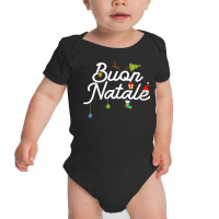 Womens Italian Christmas Buon Natale V Neck T Shir Baby Bodysuit | Artistshot