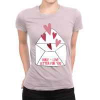 Love Letter For You Green Ladies Fitted T-shirt | Artistshot