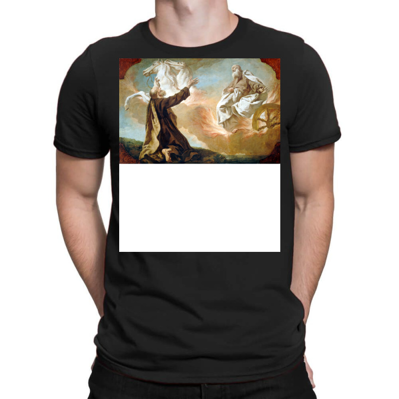 Giuseppe Angeli Elijah Taken Up In A Chariot Of Fi T-Shirt by klinckbedoreh | Artistshot