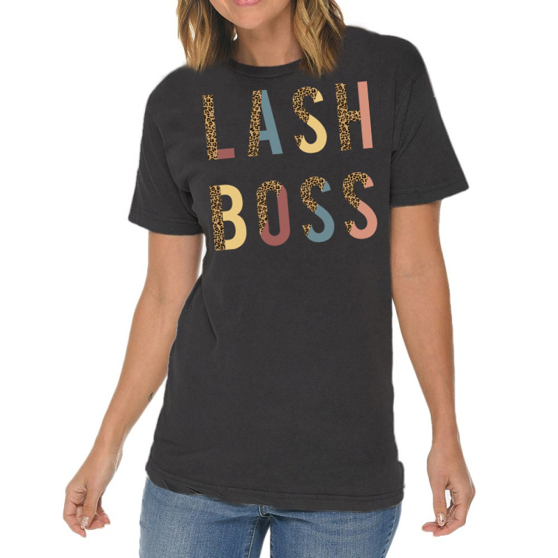 Gift Idea For Lash Artist Lash Boss Lash Tech Or L Vintage T-shirt | Artistshot