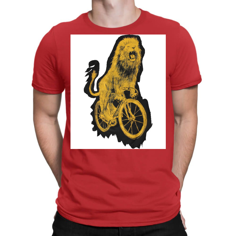 Bicycling Lion Quote T-shirt | Artistshot