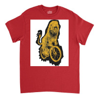 Bicycling Lion Quote Classic T-shirt | Artistshot