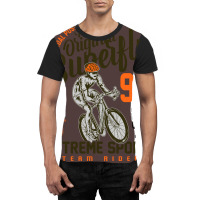 Extreme Cycling Club Gift Graphic T-shirt | Artistshot