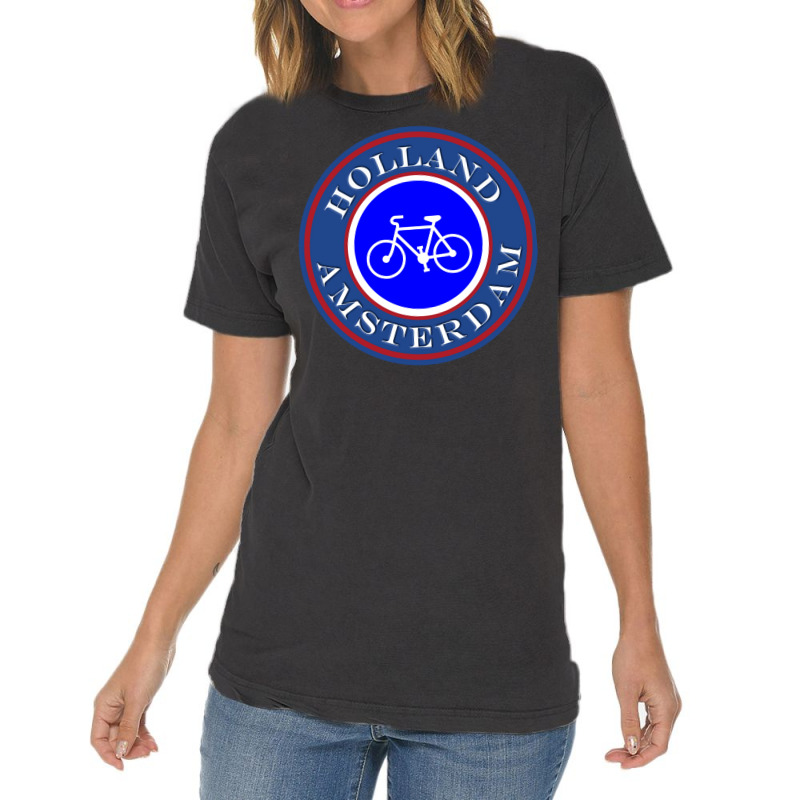 Holland Amsterdam Bicycles Only Tshirt Passport St Vintage T-shirt | Artistshot