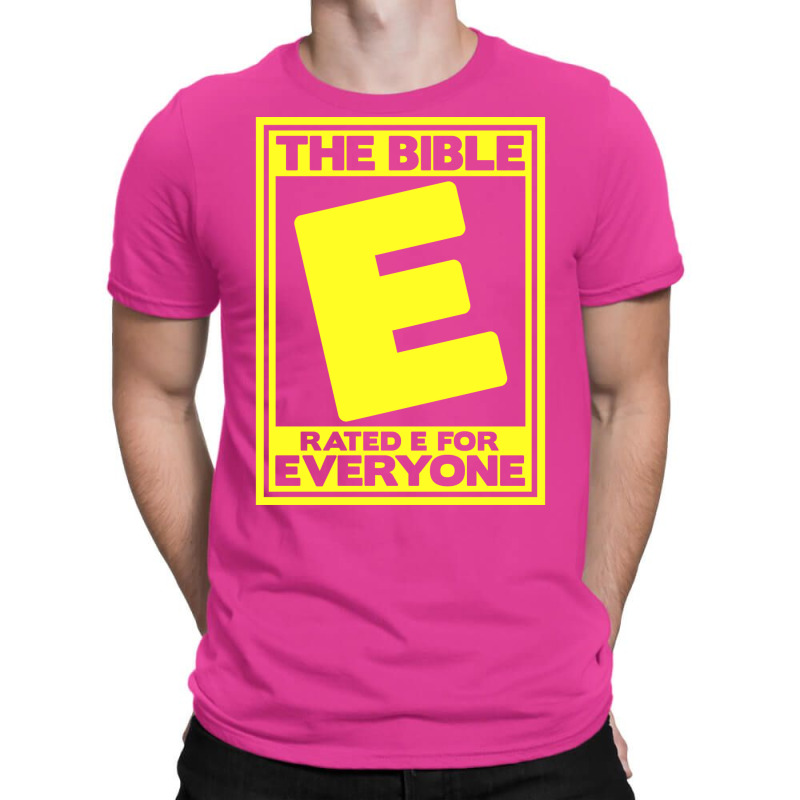 The Bible Rated E For Everyone Trending T-Shirt by labineskatesr | Artistshot