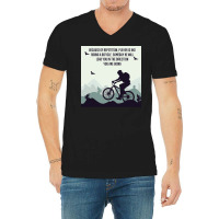 Mountain Bicycle Hippie V-neck Tee | Artistshot