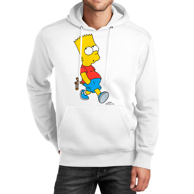 The Simpsons Bart Simpson With Slingshot T Shirt Unisex Hoodie | Artistshot