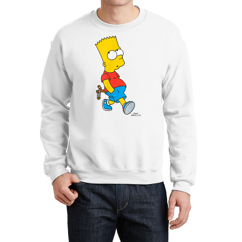 The Simpsons Bart Simpson With Slingshot T Shirt Crewneck Sweatshirt | Artistshot