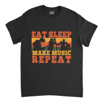 Trending Eat Sleep Soccer Repeat Funny Musician T- Classic T-shirt | Artistshot