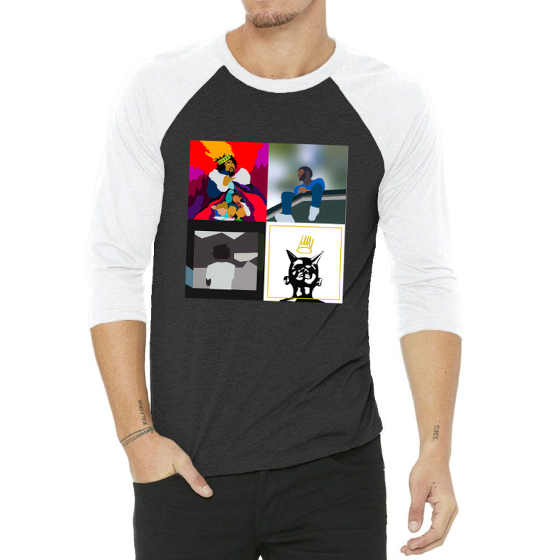 J Cole Minimal Albums 1 3/4 Sleeve Shirt by nejisaamer | Artistshot