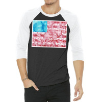 Watercolor America 3/4 Sleeve Shirt | Artistshot