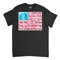 Watercolor America Classic T-shirt | Artistshot