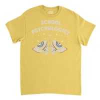 School Psychologist Boho Butterfly Design Classic T-shirt | Artistshot