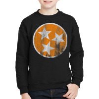 Womens Orange Tennessee Flag Volunteer State Tri S Youth Sweatshirt | Artistshot