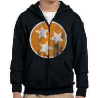 Womens Orange Tennessee Flag Volunteer State Tri S Youth Zipper Hoodie | Artistshot