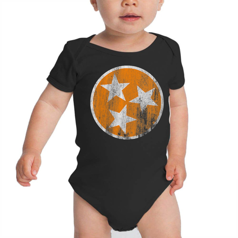 Womens Orange Tennessee Flag Volunteer State Tri S Baby Bodysuit by karynadreck | Artistshot