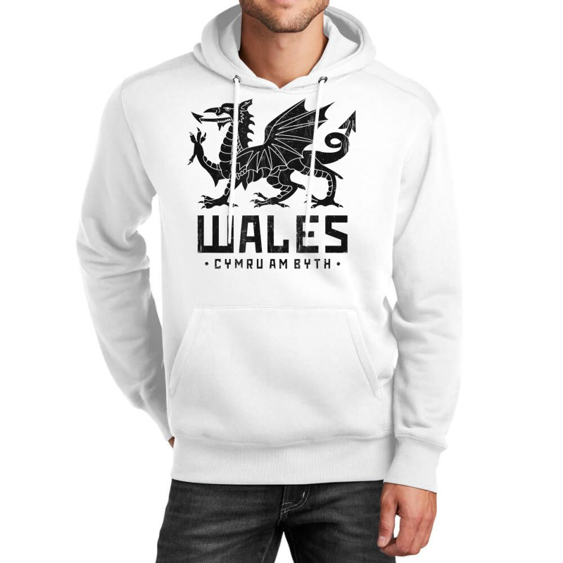 Wales Flag Welsh Dragon Baner Cymru Am Byth Welshm Unisex Hoodie by mheny | Artistshot