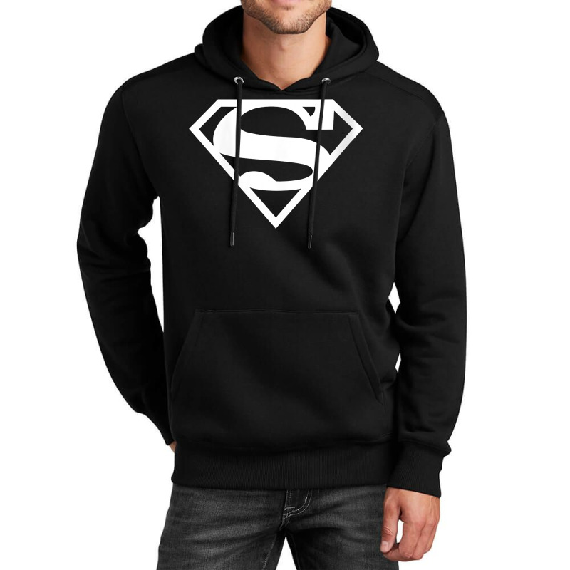 Womens Supergirl White & Pink Shield V Neck T Shir Unisex Hoodie | Artistshot