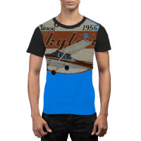 Cessna 182 Skylane Since 1956 Retro Vintage Airpla Graphic T-shirt | Artistshot