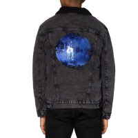 Magic Deer Sparkle Unisex Sherpa-lined Denim Jacket | Artistshot