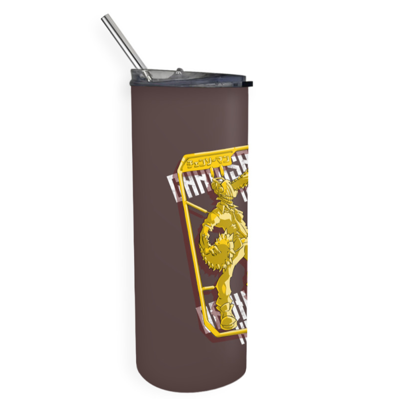 Chainsaw Model Kit Skinny Tumbler | Artistshot