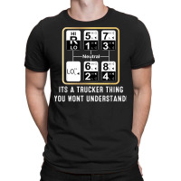 Trucker Truck Driver Gear Shift Pattern T Shirt T-shirt | Artistshot