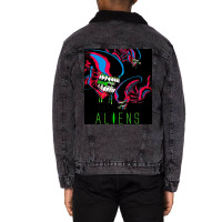 Alien Unisex Sherpa-lined Denim Jacket | Artistshot