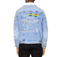 Words 1 Unisex Sherpa-lined Denim Jacket | Artistshot