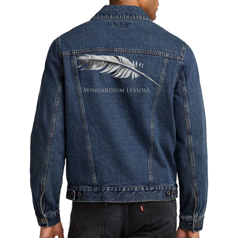 Wingardium Leviosa Feather 2 Men Denim Jacket | Artistshot