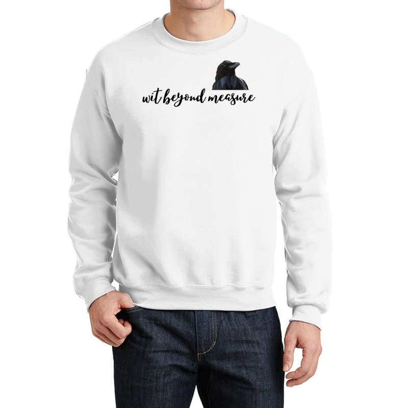 Wit Beyond Measure   Raven 19 Crewneck Sweatshirt by aldenmunnisd | Artistshot